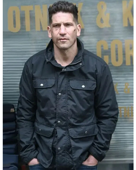 Frank Castle The Punisher Season 2 Black Field Jacket - front view