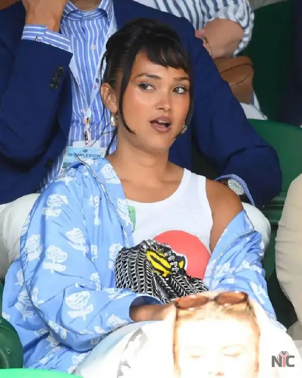 Joy Crookes Wimbledon Tennis Championships 2025 Floral Jacket Clanton Jacket