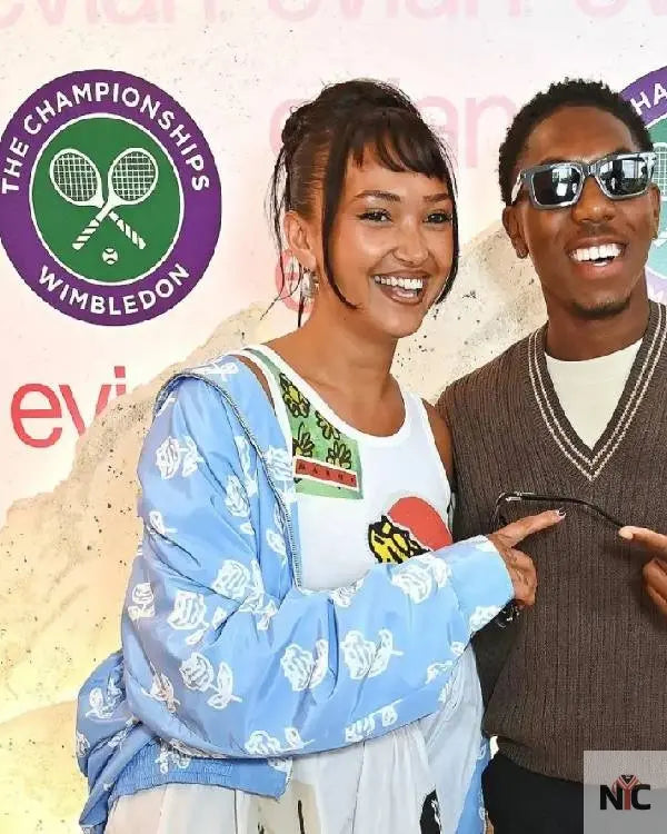 Joy Crookes Wimbledon Tennis Championships 2025 Floral Jacket Clanton Jacket