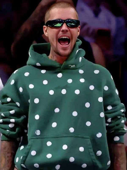 Justin Bieber Skylrk Polka Dot Hoodie