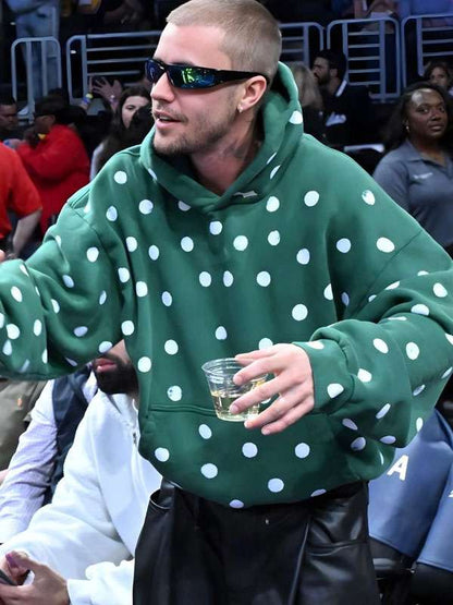 Justin Bieber Skylrk Polka Dot Hoodie - view 2