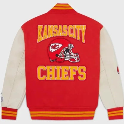 OVO NFL Kansas City Chiefs Varsity Jacket - back view