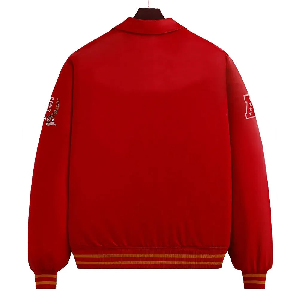Kansas City Chiefs Race Red Jacket - back view