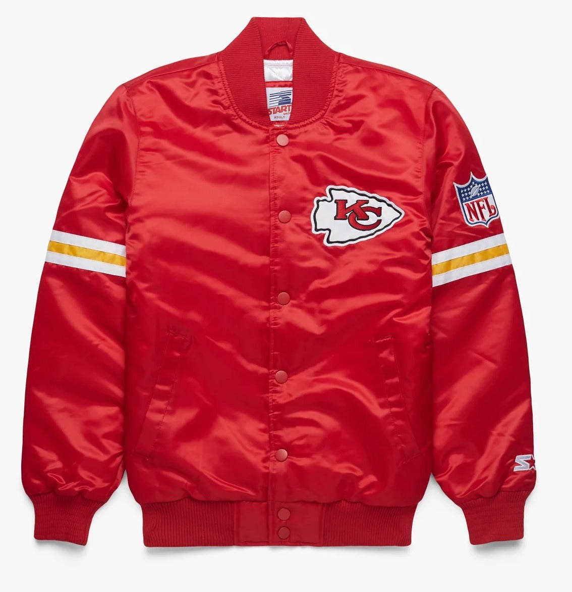 Varsity Kansas City Chiefs Satin Jacket