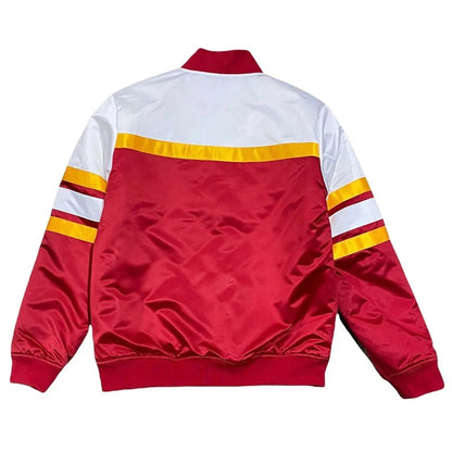 Kansas City Chiefs Special Script Heavyweight Satin Jacket - back view