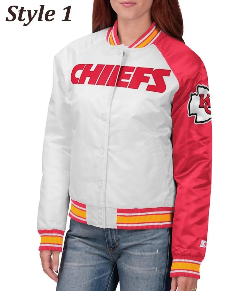 Kansas City Chiefs Starter Satin Jacket - detail view
