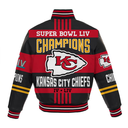 Kansas City Chiefs Super Bowl LIV Champions Jacket - back view