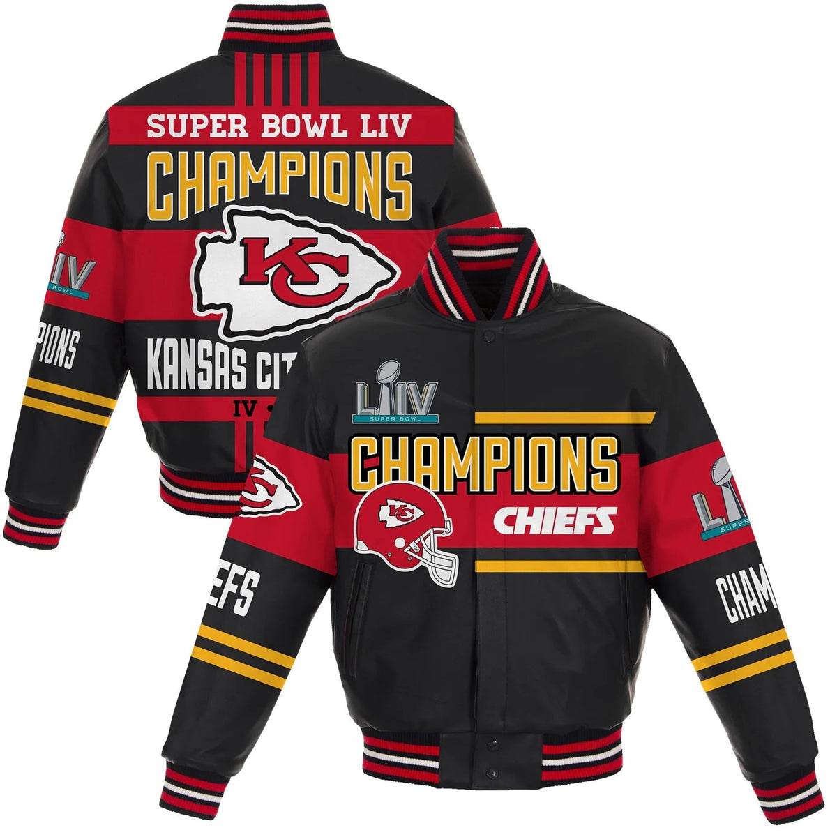 Kansas City Chiefs Super Bowl LIV Champions Jacket - side view