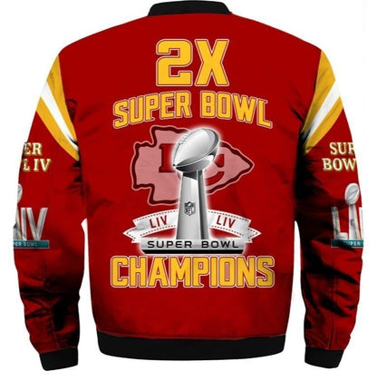 Kansas City Chiefs Super Bowl Jacket - back view