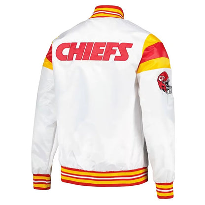 Kansas City Chiefs Teddy Varsity Satin Jacket