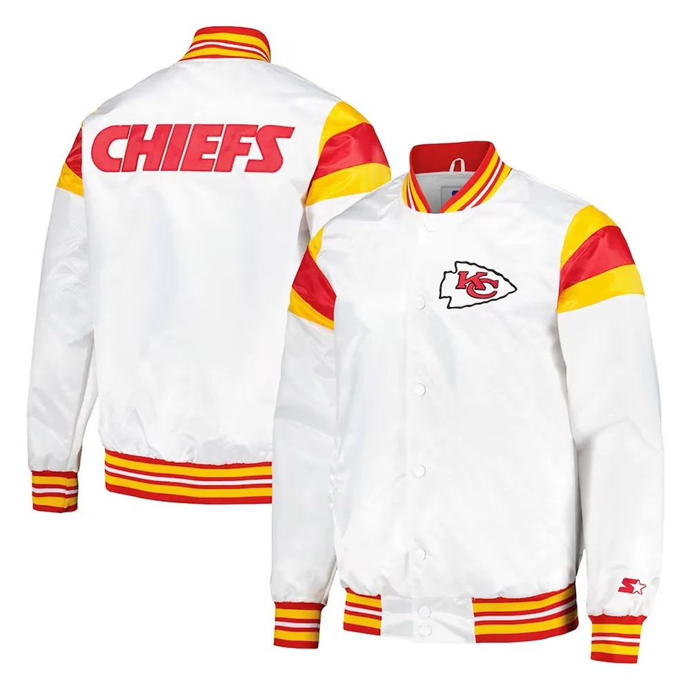 Kansas City Chiefs Teddy Varsity Satin Jacket