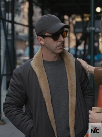 Kendall Roy Succession S04 Shearling Jacket Clanton Jacket