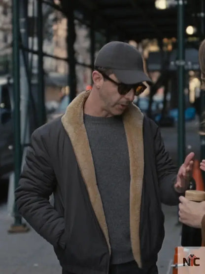 Kendall Roy Succession S04 Shearling Jacket Clanton Jacket