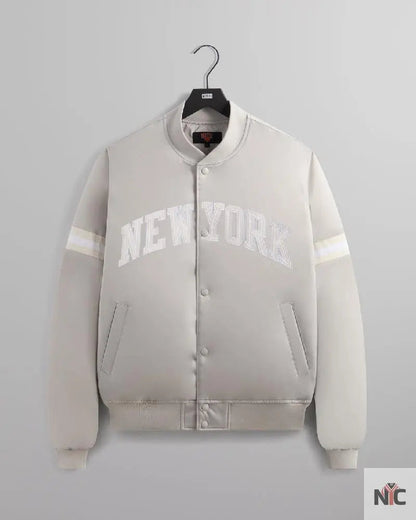 Kith For The New York Knicks Empire Satin Bomber Jacket Clanton Jacket