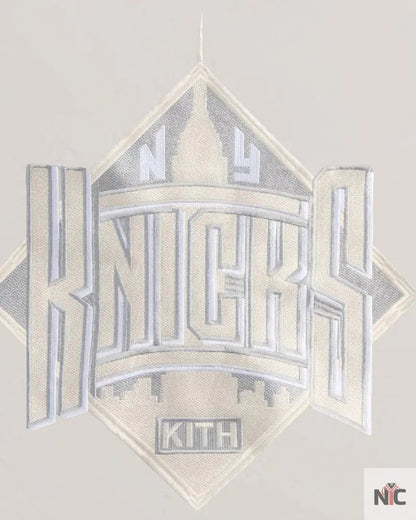 Kith For The New York Knicks Empire Satin Bomber Jacket Clanton Jacket