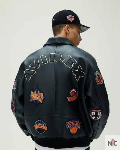Kith & Avirex For The New York Knicks Icon Jacket Clanton Jacket