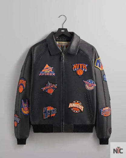 Kith & Avirex For The New York Knicks Icon Jacket Clanton Jacket