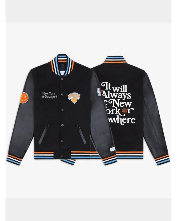 Mariska Hargitay Knicks Playoff Game Varsity Jacket