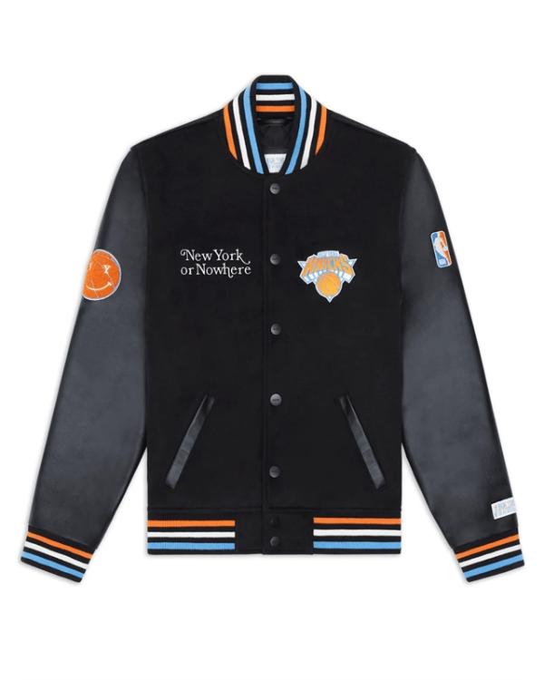 Mariska Hargitay Knicks Playoff Game Varsity Jacket