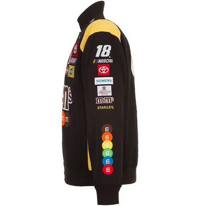 Kyle Busch Mms Full-Snap Twill Jacket - detail view
