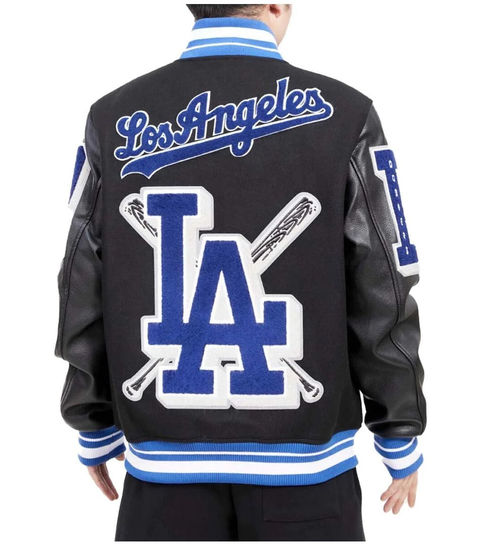 LA Dodgers Mash Up Wool Varsity Jacket