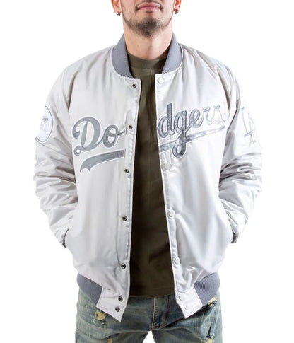 Dodgers Satin Bomber Jacket