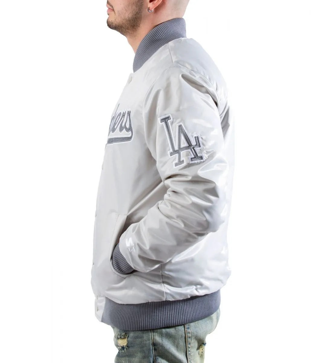 Dodgers Satin Bomber Jacket