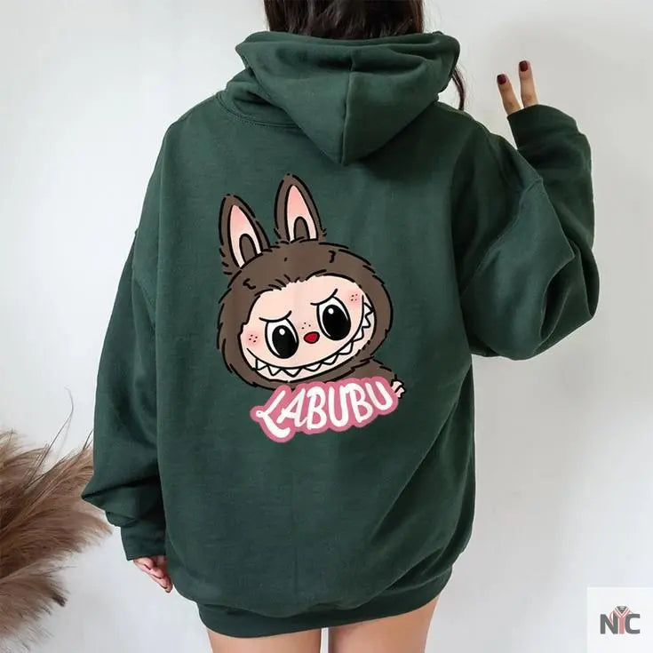 Labubu The Monsters Oversize Hoodie Clanton Jacket