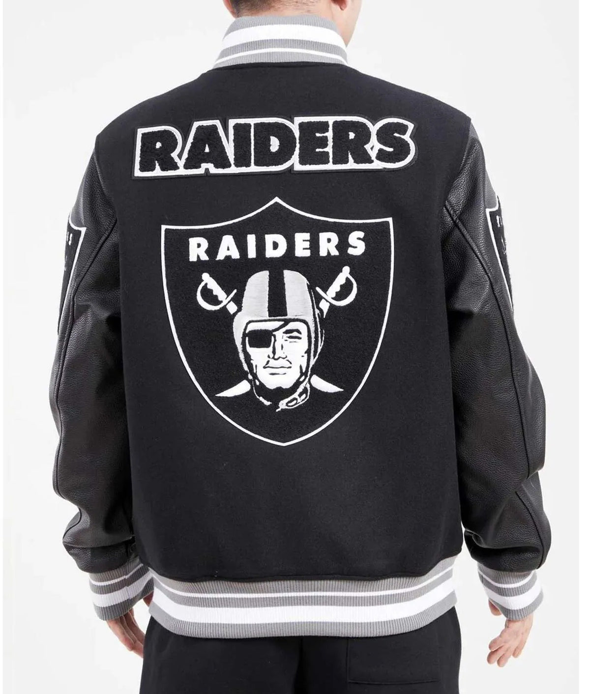 Las Vegas Raiders Mash Up Varsity Jacket