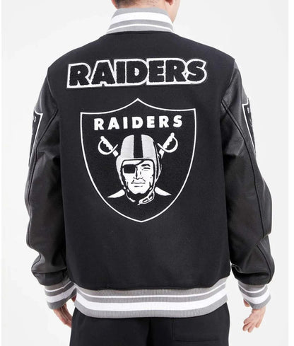Las Vegas Raiders Mash Up Varsity Jacket