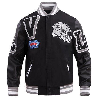 Las Vegas Raiders Mashup Varsity Jacket