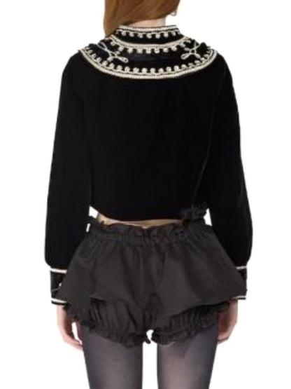 Leigh-Anne Pinnock The Celebrity Traitors S2 Black Military Jacket - view 3