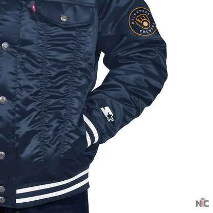 Levis x Starter Milwaukee Brewers Jacket Clanton Jacket