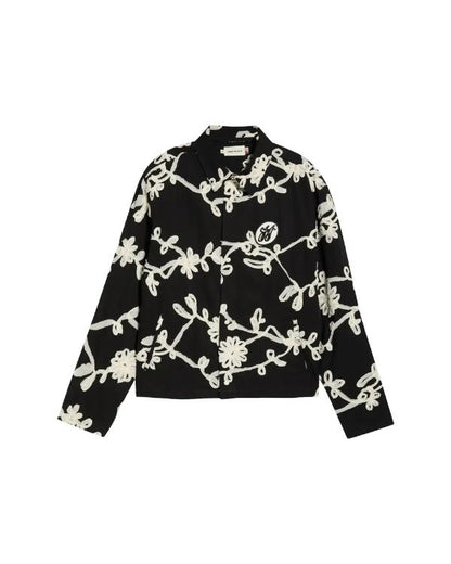 Reasonable Doubt S04 McKinley Freeman Floral Ribbon Work Jacket - view 5