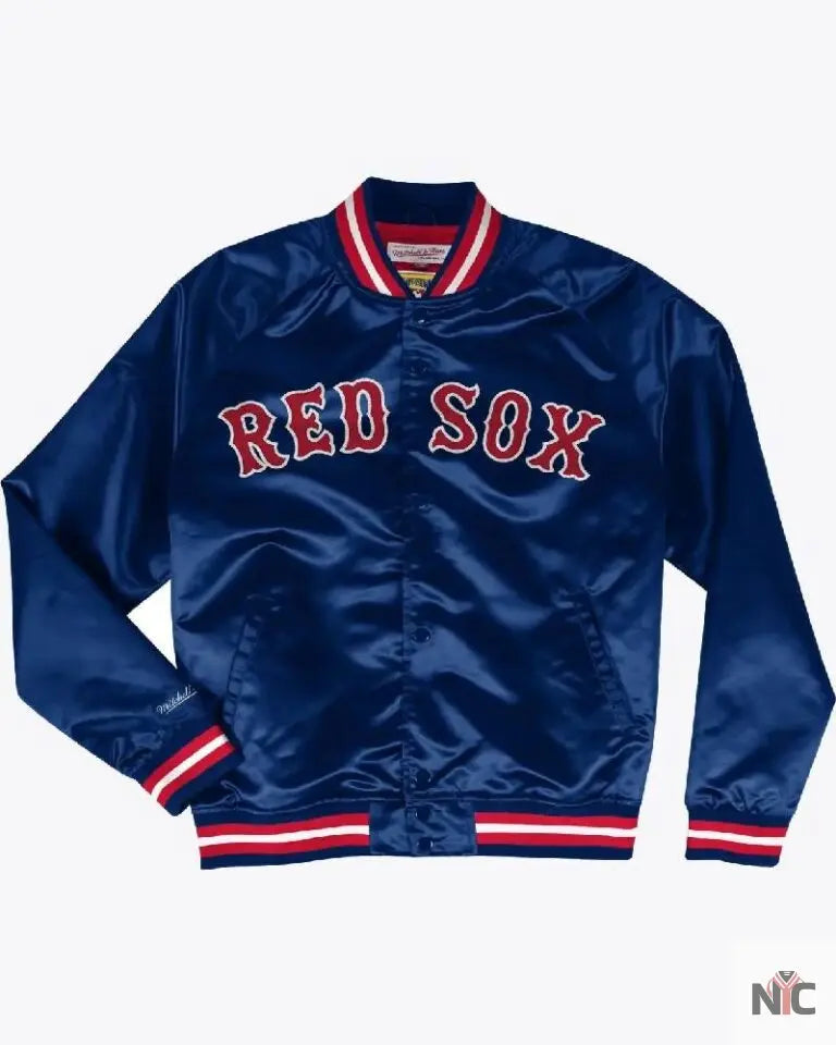 Lightweight Satin Jacket Boston Red Sox Clanton Jacket