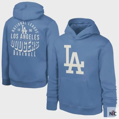 Los Angeles Dodgers Royal Team Banner Hoodie Clanton Jacket