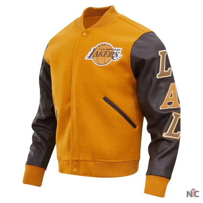 Los Angeles Lakers Classic Varsity Jacket Clanton Jacket