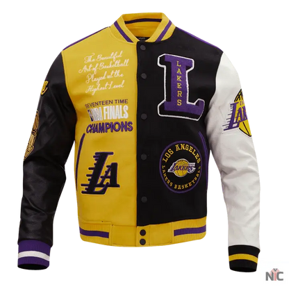 Los Angeles Lakers Varsity Jacket Clanton Jacket