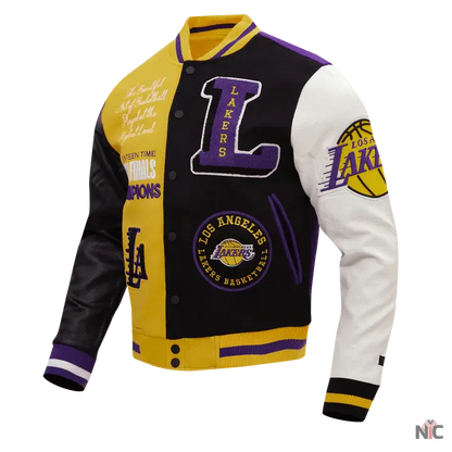 Los Angeles Lakers Varsity Jacket Clanton Jacket