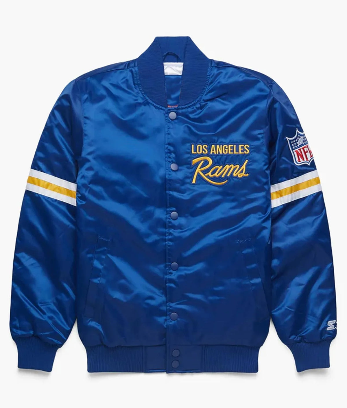 Los Angeles Rams Royal Blue Satin Jacket