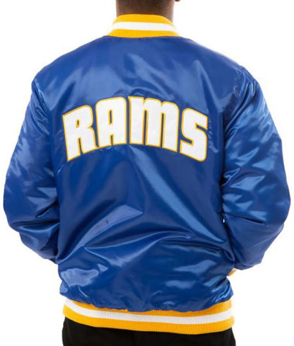 Los Angeles Rams Starter Satin Jacket - side view