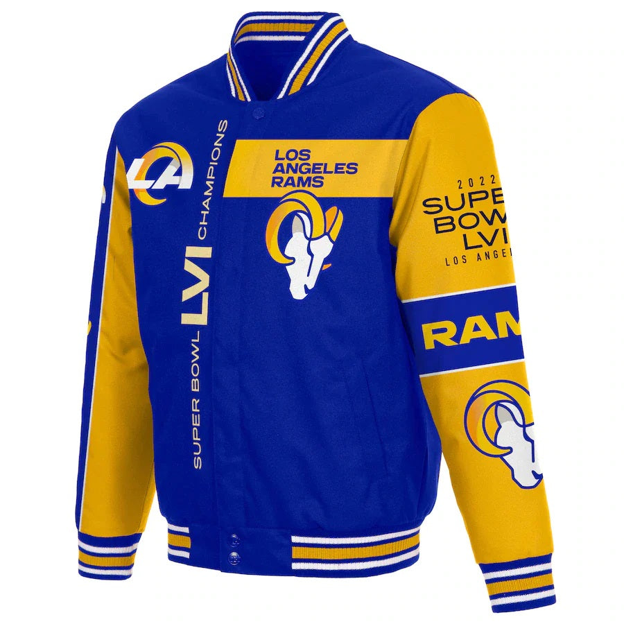 Los Angeles Rams Super Bowl Champions Jacket - back view