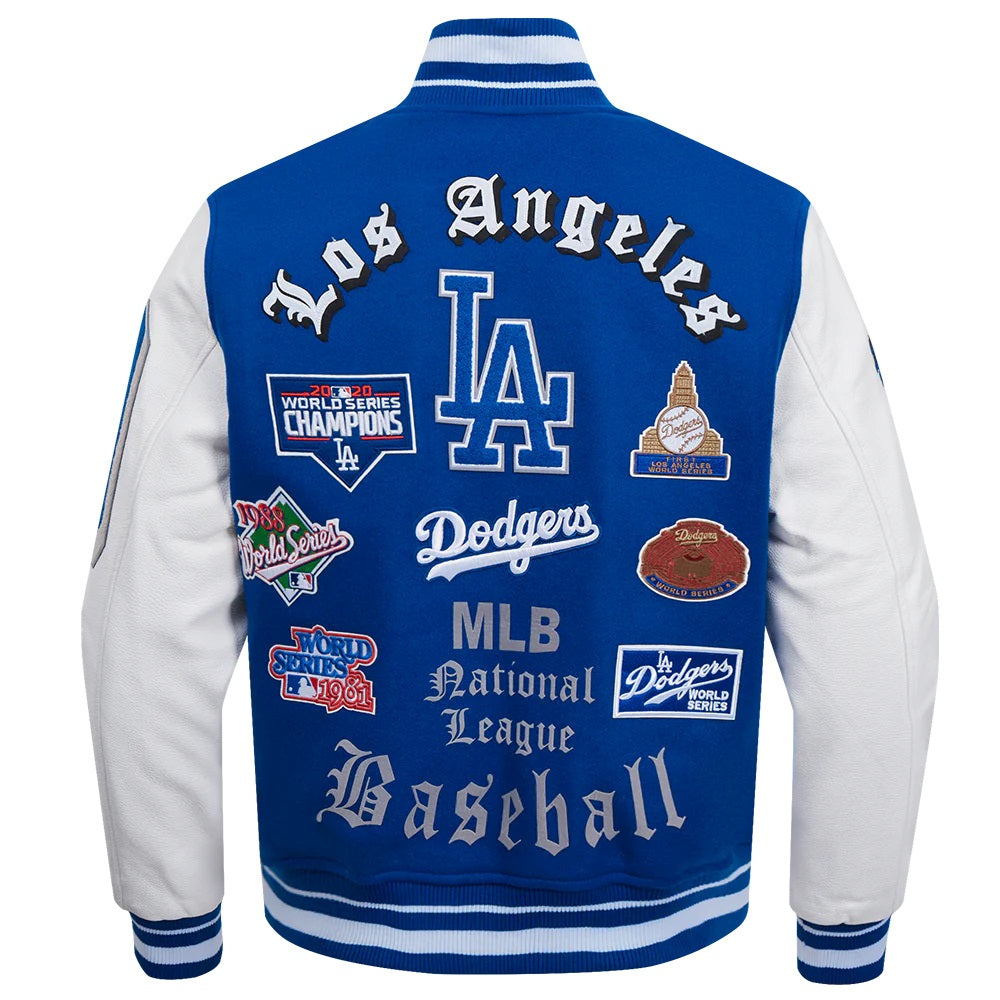 Los Angeles Dodgers Old English Varsity Jacket