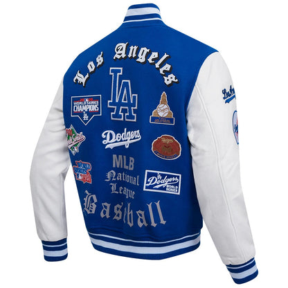Los Angeles Dodgers Old English Varsity Jacket