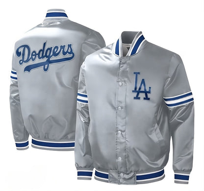 Los Angeles Dodgers Slider Gray Varsity Jacket