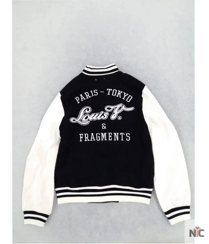 Louis Vuitton Fragment Letterman Varsity Jacket Clanton Jacket