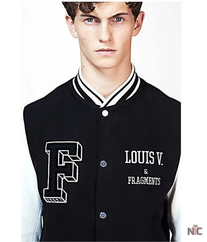 Louis Vuitton Fragment Letterman Varsity Jacket Clanton Jacket