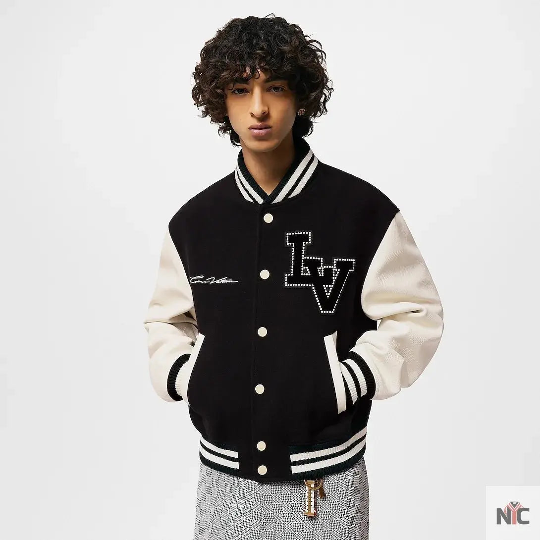 Louis Vuitton Signature Varsity Blouson Jacket Clanton Jacket