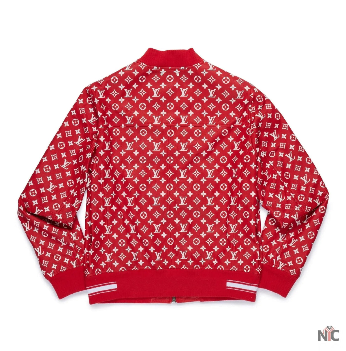 Louis Vuitton Supreme LV Baseball Varsity Jacket Clanton Jacket