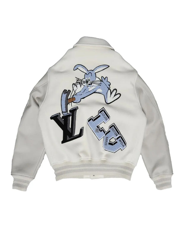 Louis Vuitton Fw22 Varsity Jacket - side view